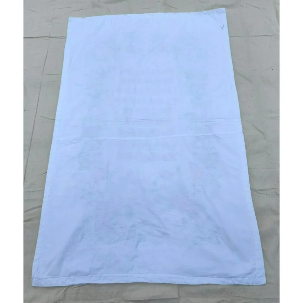 Handmade Baby Quilt Embroidered Prayer Angels Puppies Flowers Now I Lay 37
